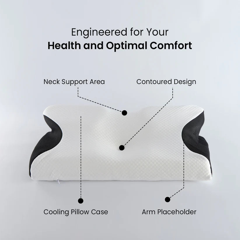 Primevelo NeuroPulse™ ComfortCore Neck Pillow
